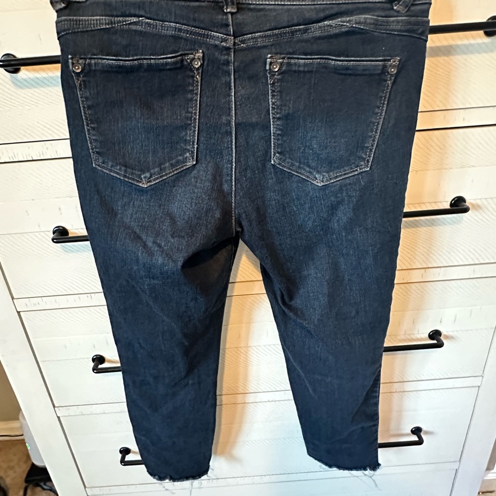 Wit and wisdom raw hem skinny jeans